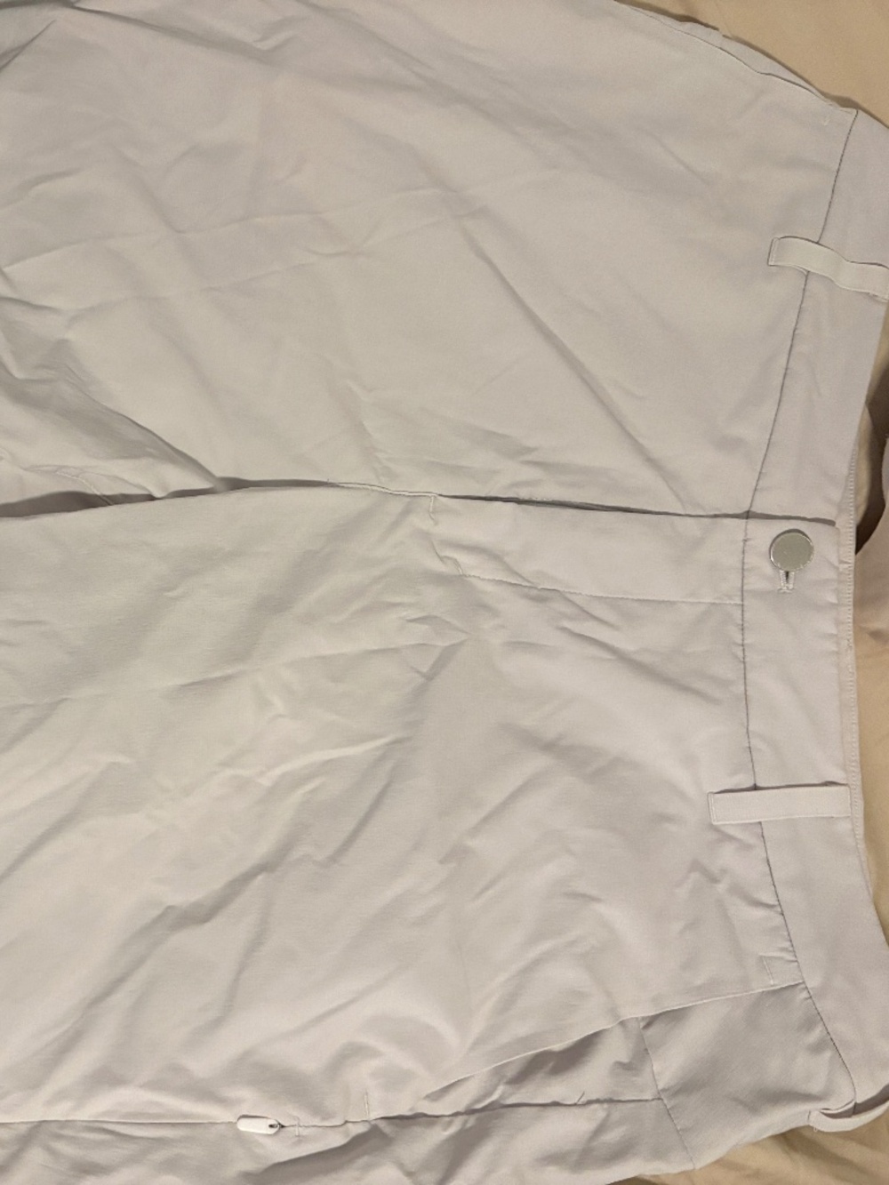 Lululemon Light Gray Performance/Dress Shorts